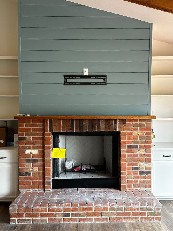 chimney sweep in progress in Lakewood